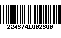 Código de Barras 2243741002300