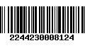 Código de Barras 2244230008124