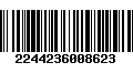 Código de Barras 2244236008623