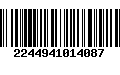 Código de Barras 2244941014087