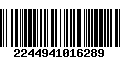 Código de Barras 2244941016289