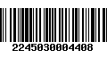 Código de Barras 2245030004408