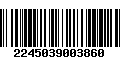 Código de Barras 2245039003860