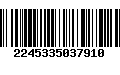 Código de Barras 2245335037910