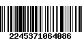 Código de Barras 2245371064086