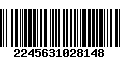 Código de Barras 2245631028148