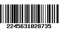 Código de Barras 2245631028735