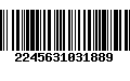 Código de Barras 2245631031889