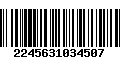 Código de Barras 2245631034507