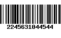 Código de Barras 2245631044544