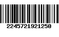 Código de Barras 2245721921250