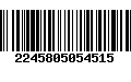 Código de Barras 2245805054515