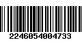 Código de Barras 2246054004733