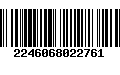 Código de Barras 2246068022761