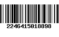 Código de Barras 2246415018898