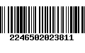 Código de Barras 2246502023811