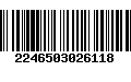 Código de Barras 2246503026118