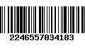 Código de Barras 2246557034183