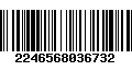 Código de Barras 2246568036732