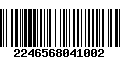 Código de Barras 2246568041002