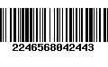 Código de Barras 2246568042443