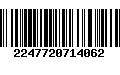 Código de Barras 2247720714062