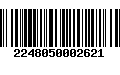 Código de Barras 2248050002621