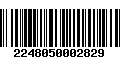 Código de Barras 2248050002829