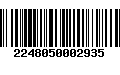 Código de Barras 2248050002935