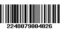 Código de Barras 2248079004026