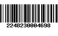 Código de Barras 2248230004698