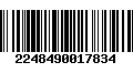 Código de Barras 2248490017834