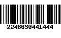 Código de Barras 2248630441444