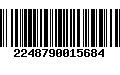 Código de Barras 2248790015684