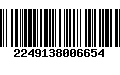 Código de Barras 2249138006654