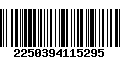 Código de Barras 2250394115295