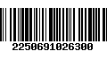 Código de Barras 2250691026300