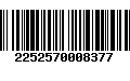 Código de Barras 2252570008377