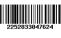 Código de Barras 2252833047624