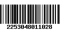 Código de Barras 2253048011028