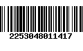 Código de Barras 2253048011417