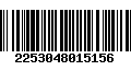 Código de Barras 2253048015156