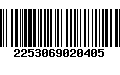 Código de Barras 2253069020405