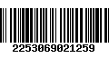 Código de Barras 2253069021259