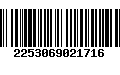 Código de Barras 2253069021716