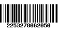 Código de Barras 2253278062050