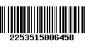 Código de Barras 2253515006458