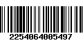 Código de Barras 2254064005497