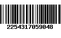 Código de Barras 2254317059048