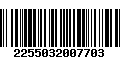 Código de Barras 2255032007703